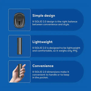 IQOS lil solid 2.0 Stone Grey - Dubai, Abu Dhabi, & UAE