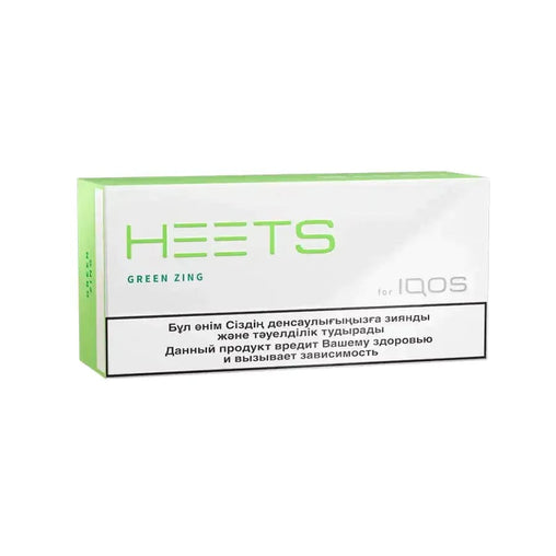 Heets Green Zing - Single Carton / 10 Packs - HEETS Classic 
